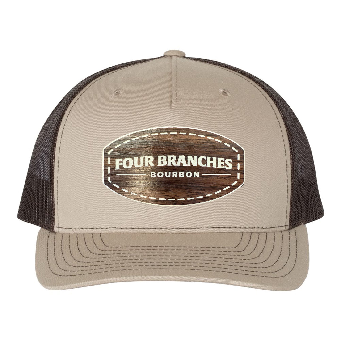 Four Branches Bourbon Woodgrain Patch Hat