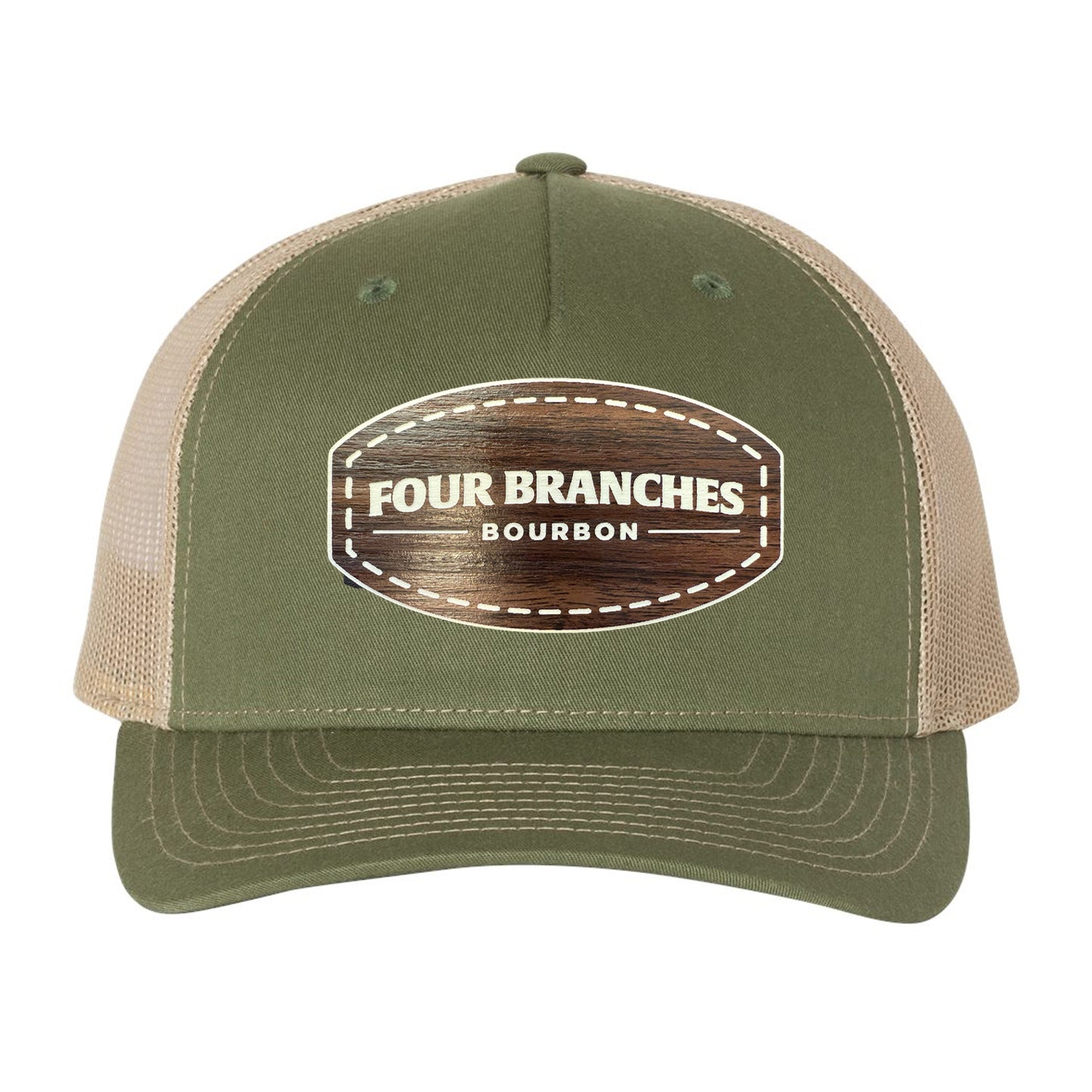 Four Branches Bourbon Woodgrain Patch Hat