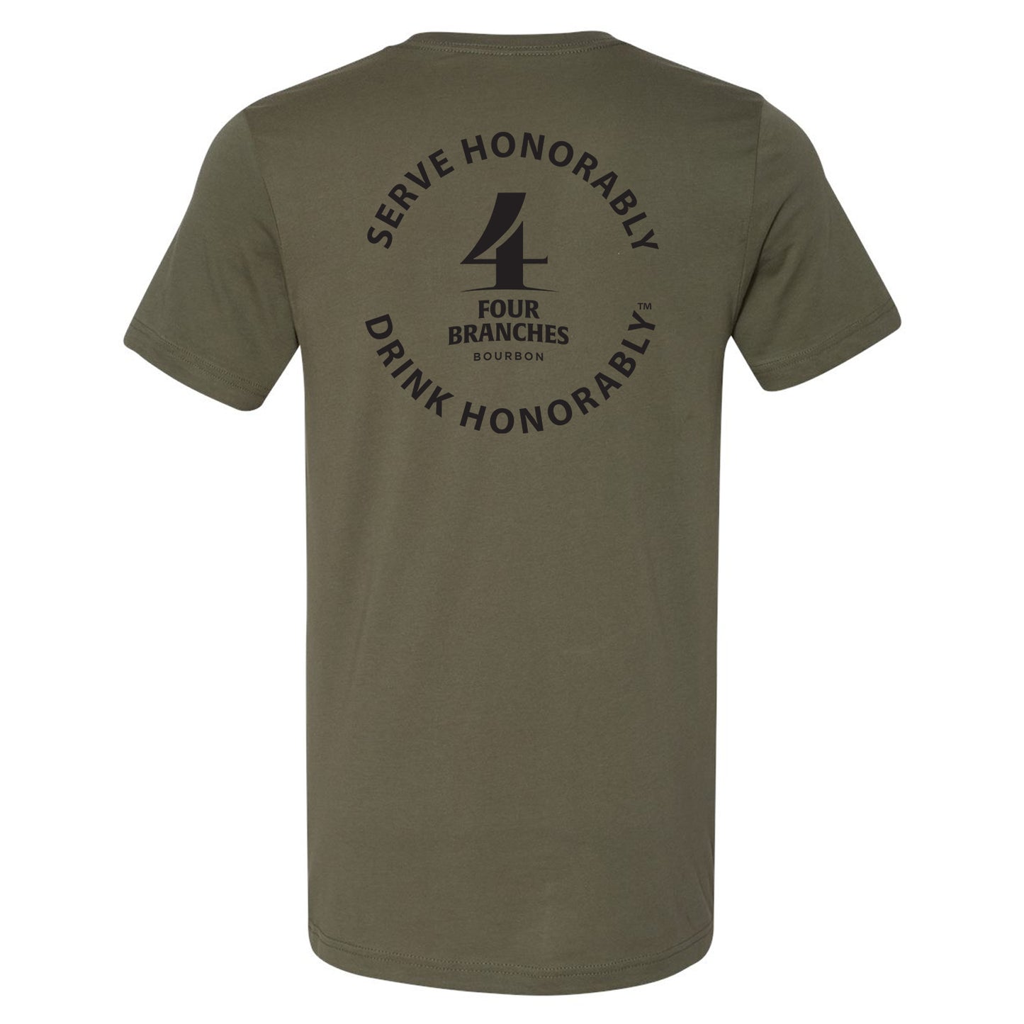 Four Branches Bourbon - Round Logo Tee
