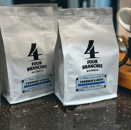 Four Branches Founders Brew - Barrel Aged Coffee - 2 Bags