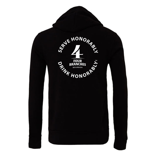 Four Branches Bourbon - Round Logo Hoodie