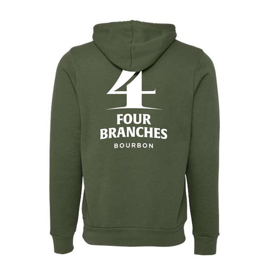 Four Branches Bourbon - Vertical Logo Hoodie
