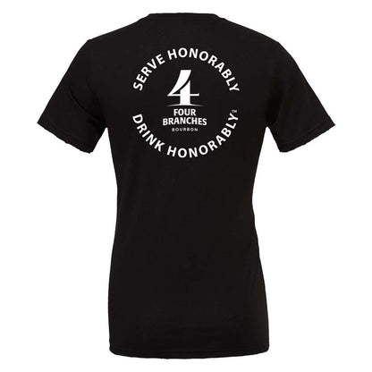 Four Branches Bourbon - Round Logo Tee