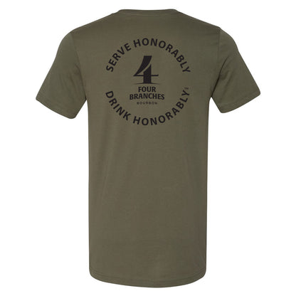 Four Branches Bourbon - Round Logo Tee