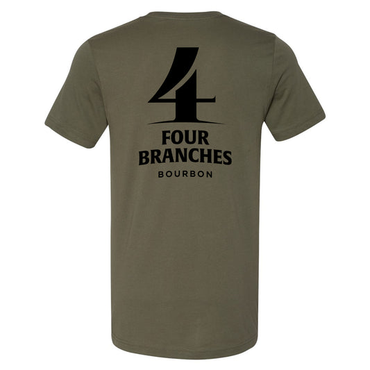 Four Branches Bourbon - Vertical Logo Tee