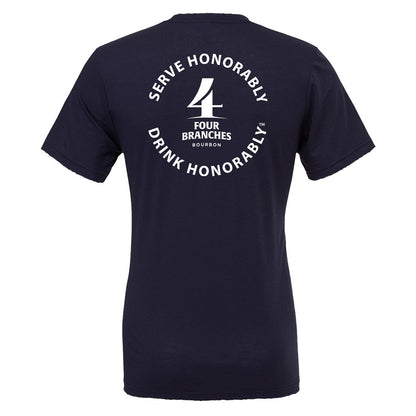 Four Branches Bourbon - Round Logo Tee
