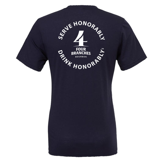 Four Branches Bourbon - Round Logo Tee